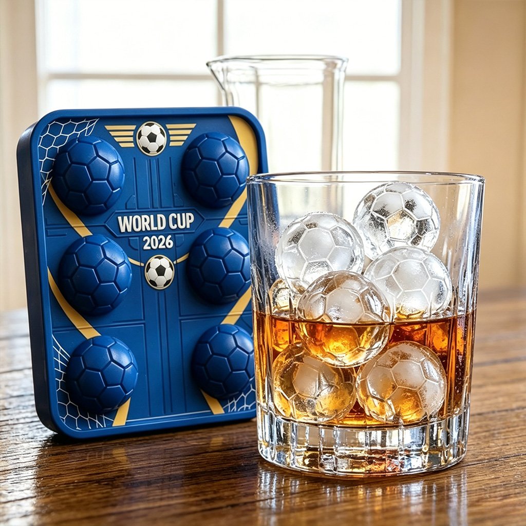 🔥Last Day 49% OFF - ⚽🍻Soccer Ice Ball Mold Set❄️