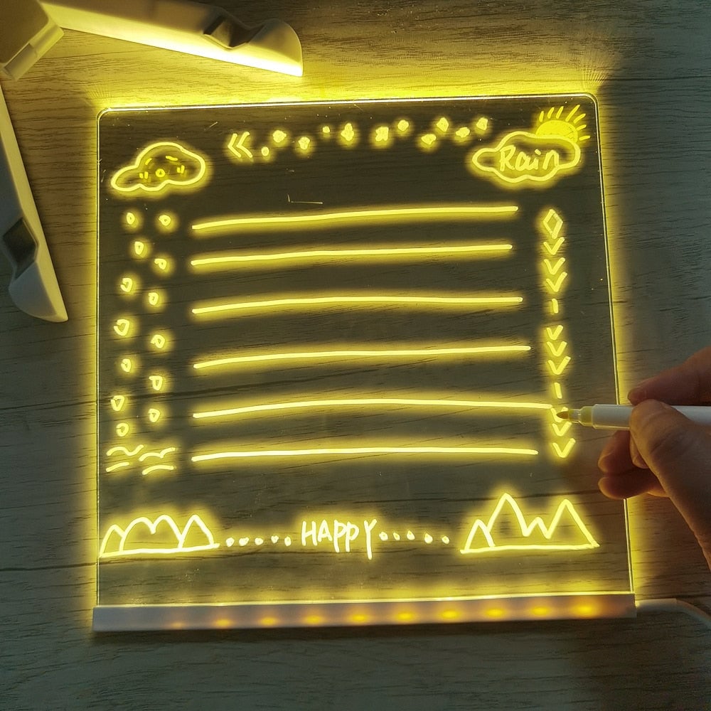 ✨FLASH SALE -€17.99!!⏳🎨Luminous Led Drawing Board For Children