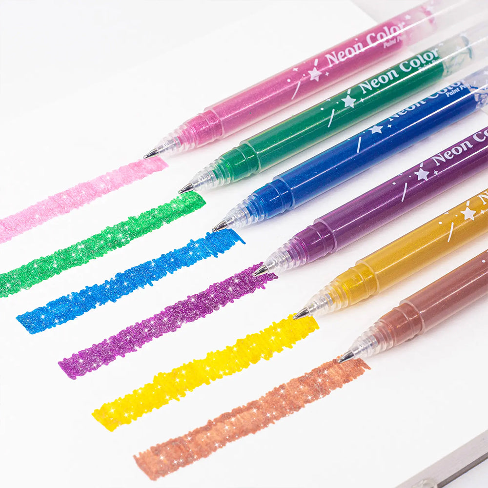 Glitter Gel Pens Metallic Drawing Set
