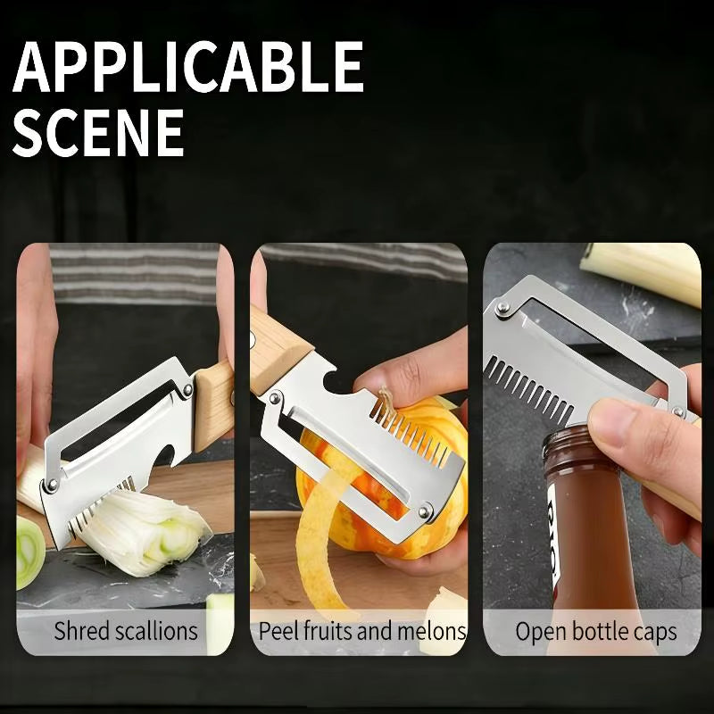 The Safe-Grip Stainless Steel Peeler: Peel Faster, Waste Less