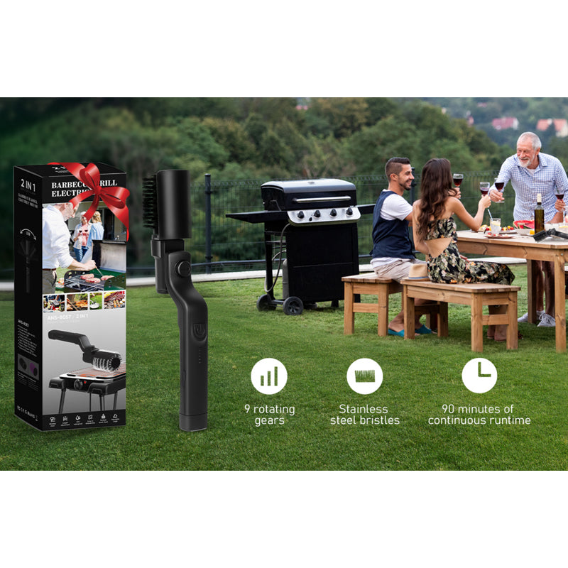 Electric 3-Speed Grill Brush