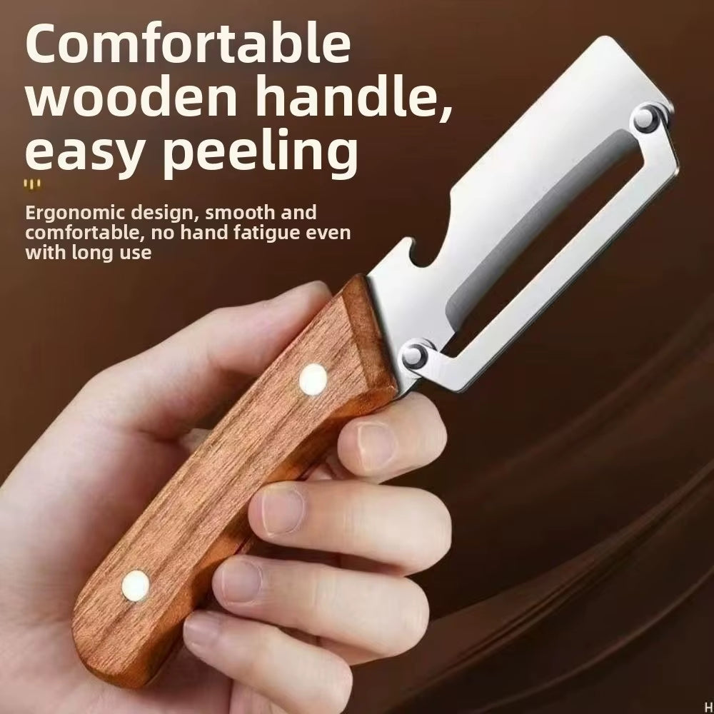 The Safe-Grip Stainless Steel Peeler: Peel Faster, Waste Less