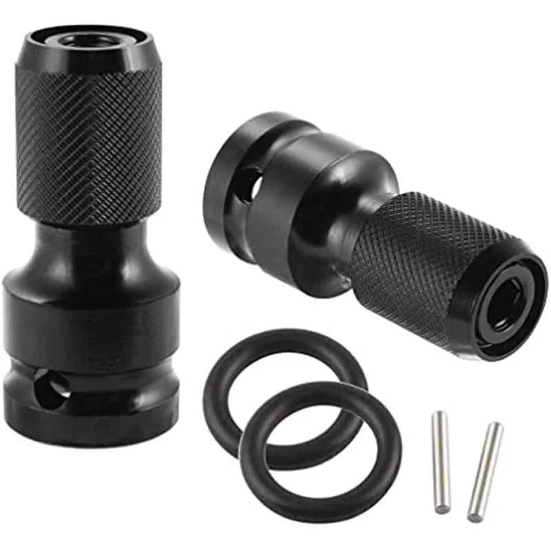 🔧 BUY 1 GET 1 FREE 💥 1/4" Hex Shank Socket Converter – 1/2" to 1/4", Quick Release ⚙️