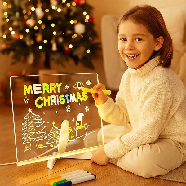✨FLASH SALE -€17.99!!⏳🎨Luminous Led Drawing Board For Children