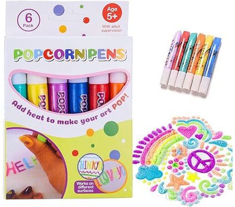 💥Surprise Price: Only £8.99!!🎁🔮Magic Pen – Draw 3D with one stroke!🎄 DIY Bubble Popcorn Drawing Pens& Buy 3 Pay 2 🔥