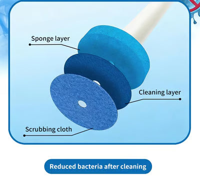 🔥LAST DAY SALE £17.99!!⚡50K+ SOLD!🚽💦Hands-Free Cleaning Gadget🧽Disposable toilet cleaning tool