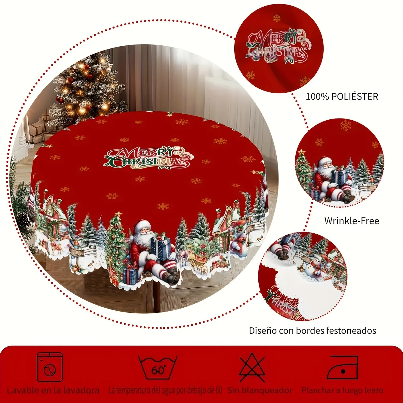 🎄Early Christmas Promotion 49% OFF🎄 Christmas Tablecloth