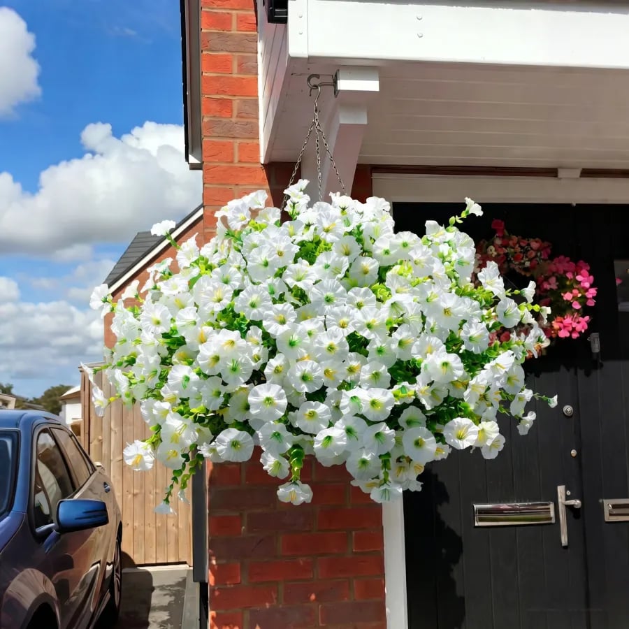 2026 Super Value Set UV Resistant Artificial Petunias Flowers