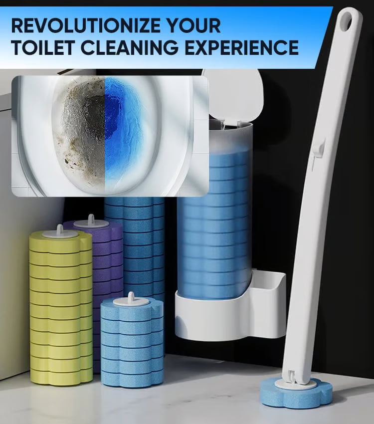 🔥LAST DAY SALE £17.99!!⚡50K+ SOLD!🚽💦Hands-Free Cleaning Gadget🧽Disposable toilet cleaning tool
