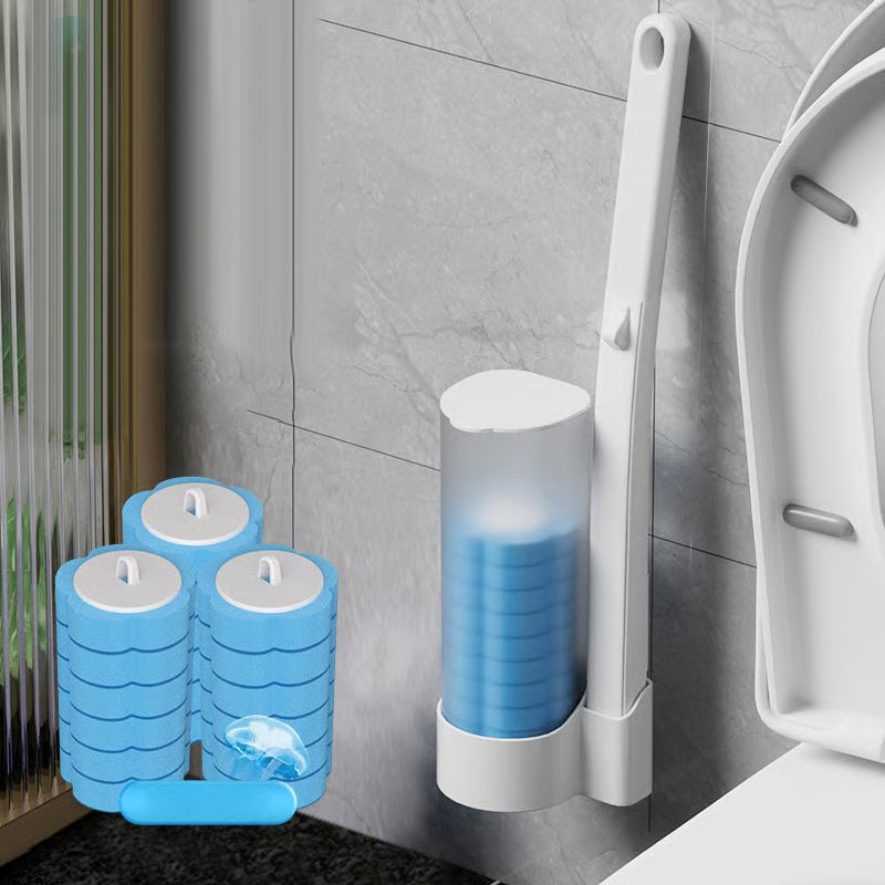 🔥LAST DAY SALE £17.99!!⚡50K+ SOLD!🚽💦Hands-Free Cleaning Gadget🧽Disposable toilet cleaning tool