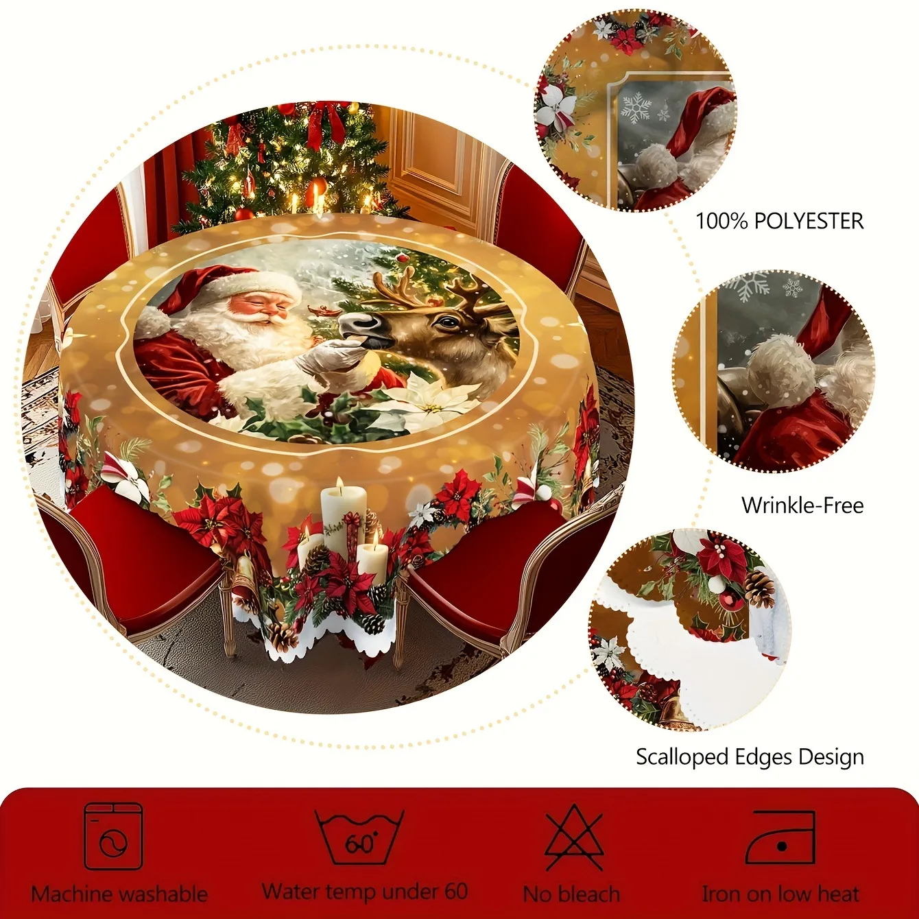 🎄Early Christmas Promotion 49% OFF🎄 Christmas Tablecloth