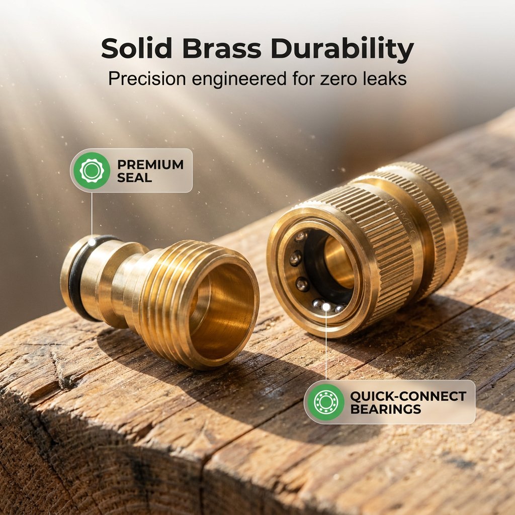 Garden Hose Quick Connector