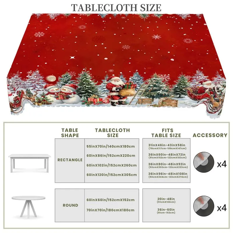 🎄Early Christmas Promotion 49% OFF🎄 Christmas Tablecloth