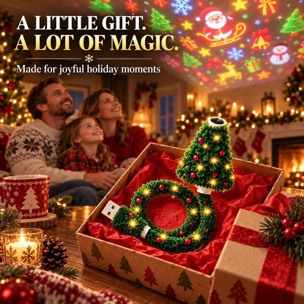 🎄Early Christmas Promotion 49% OFF🎄Magical Christmas Tree USB Projector Light🎁