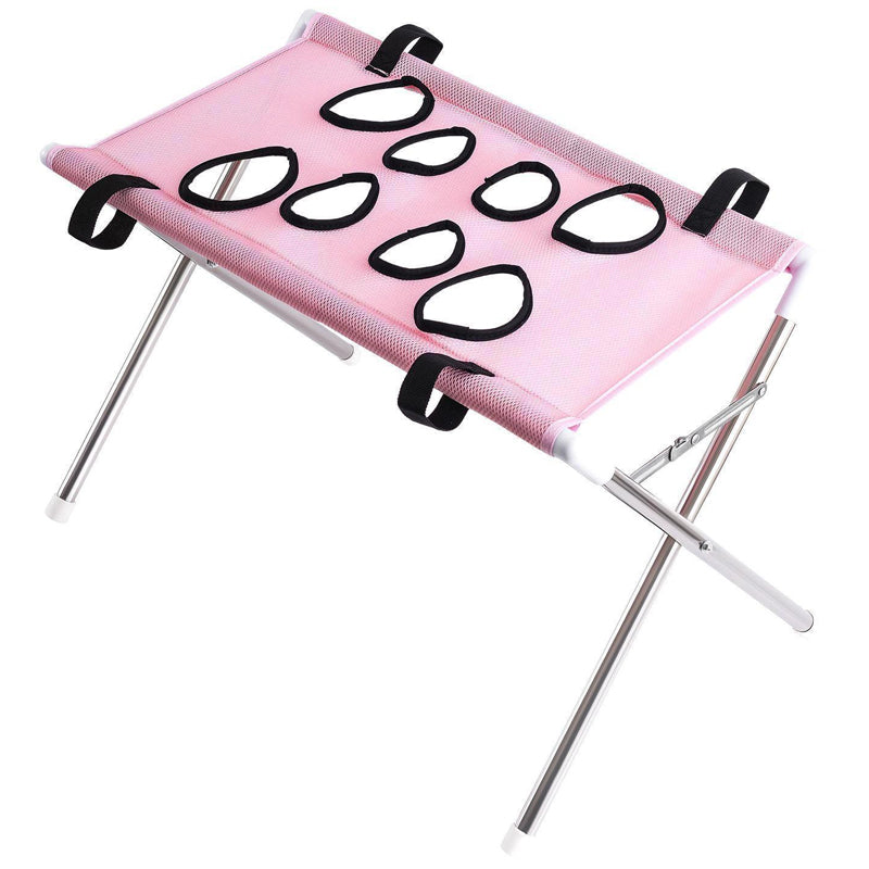 🐾49% OFF NOW ! ✂️2-in-1 Foldable Pet Grooming Bed – Breathable Mesh Cat & Dog Bathing Station with Storage Pockets, Home Pet Grooming Table