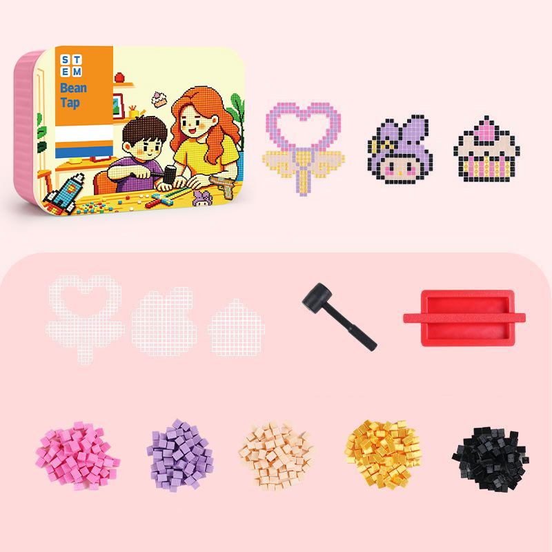⏳LAST DAY SALE ONLY￡39.99!🔥✨No-Iron DIY Pixel Beads Craft Kit