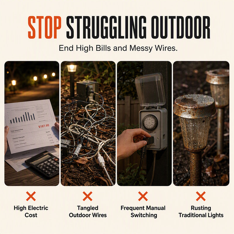 💡 Last Day Sale 49% OFF☀️ Solar Pathway Stake Light – Auto On/Off & Weatherproof 🌿
