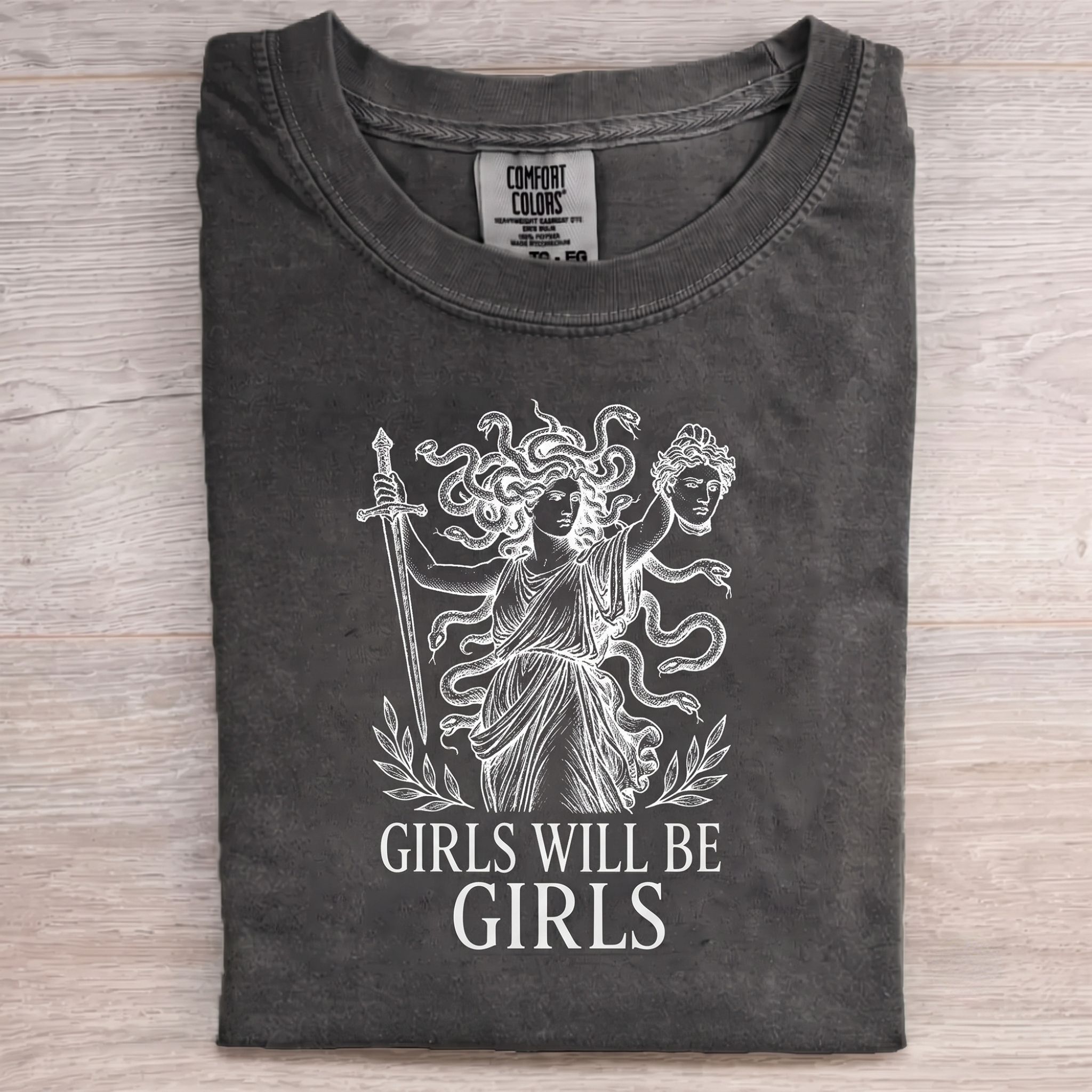 Girls Will Be Girls Unisex Washed T-shirt
