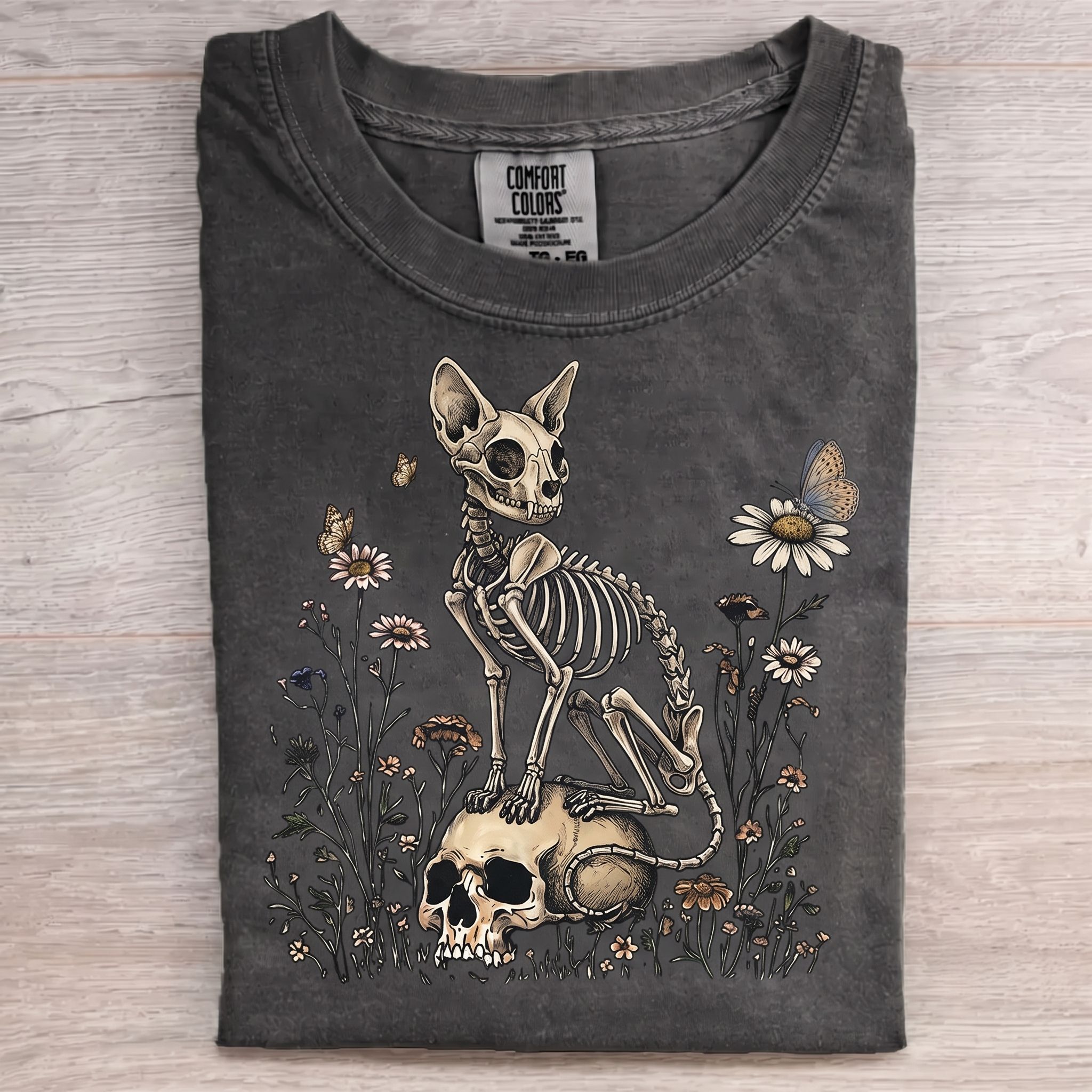 Cat Skeleton T-shirt