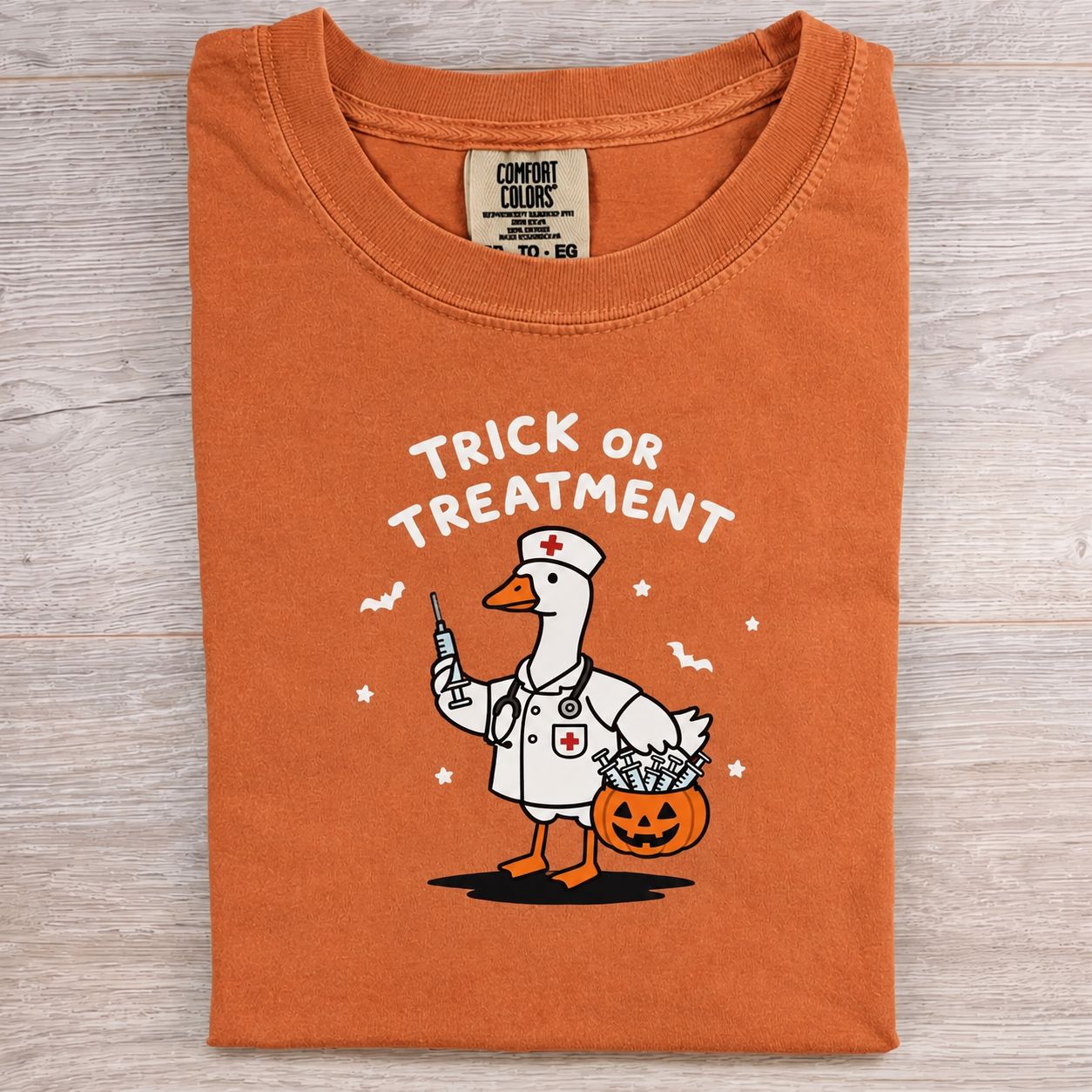 Trick Or Treatment Halloween Nurse T-shirt