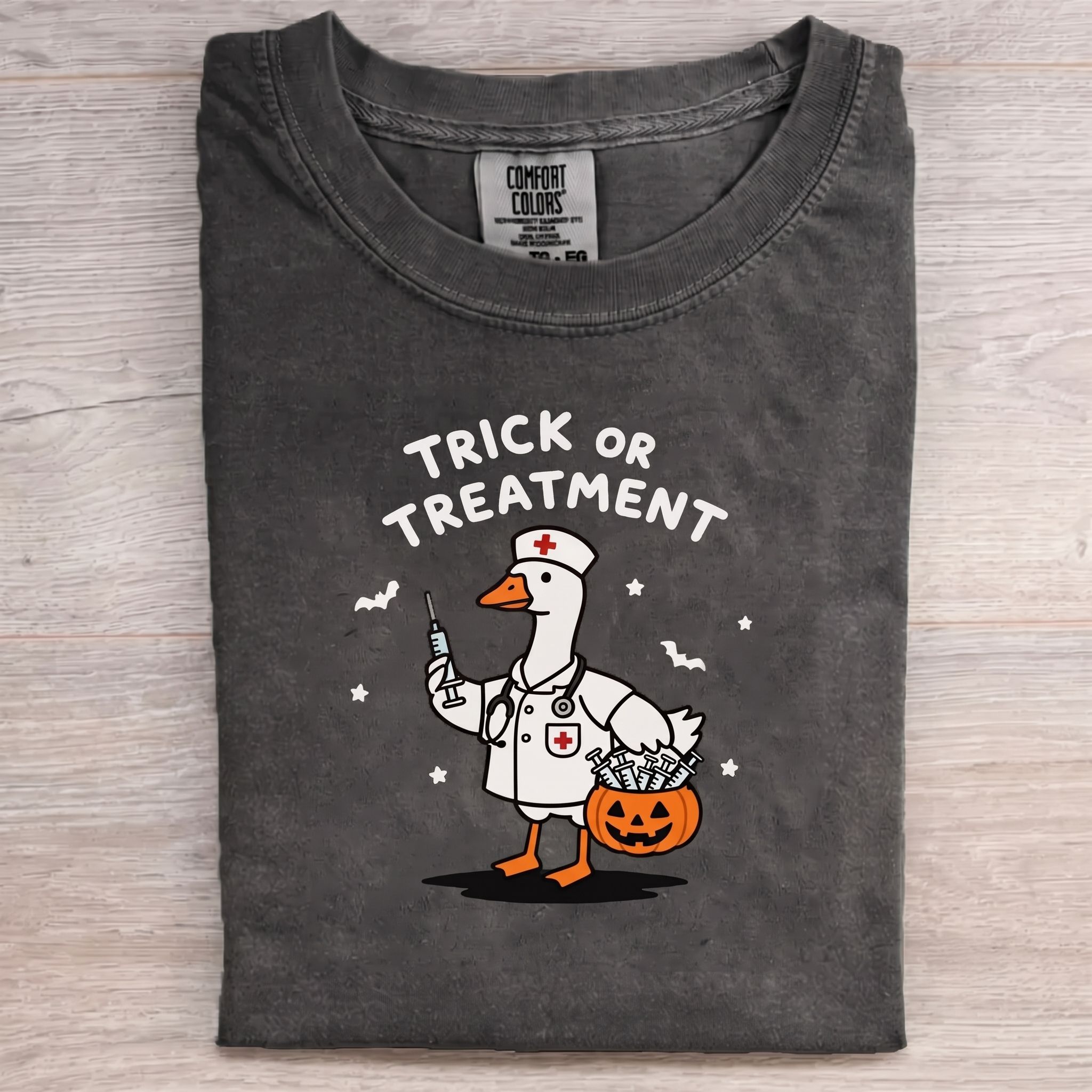 Trick Or Treatment Halloween Nurse T-shirt
