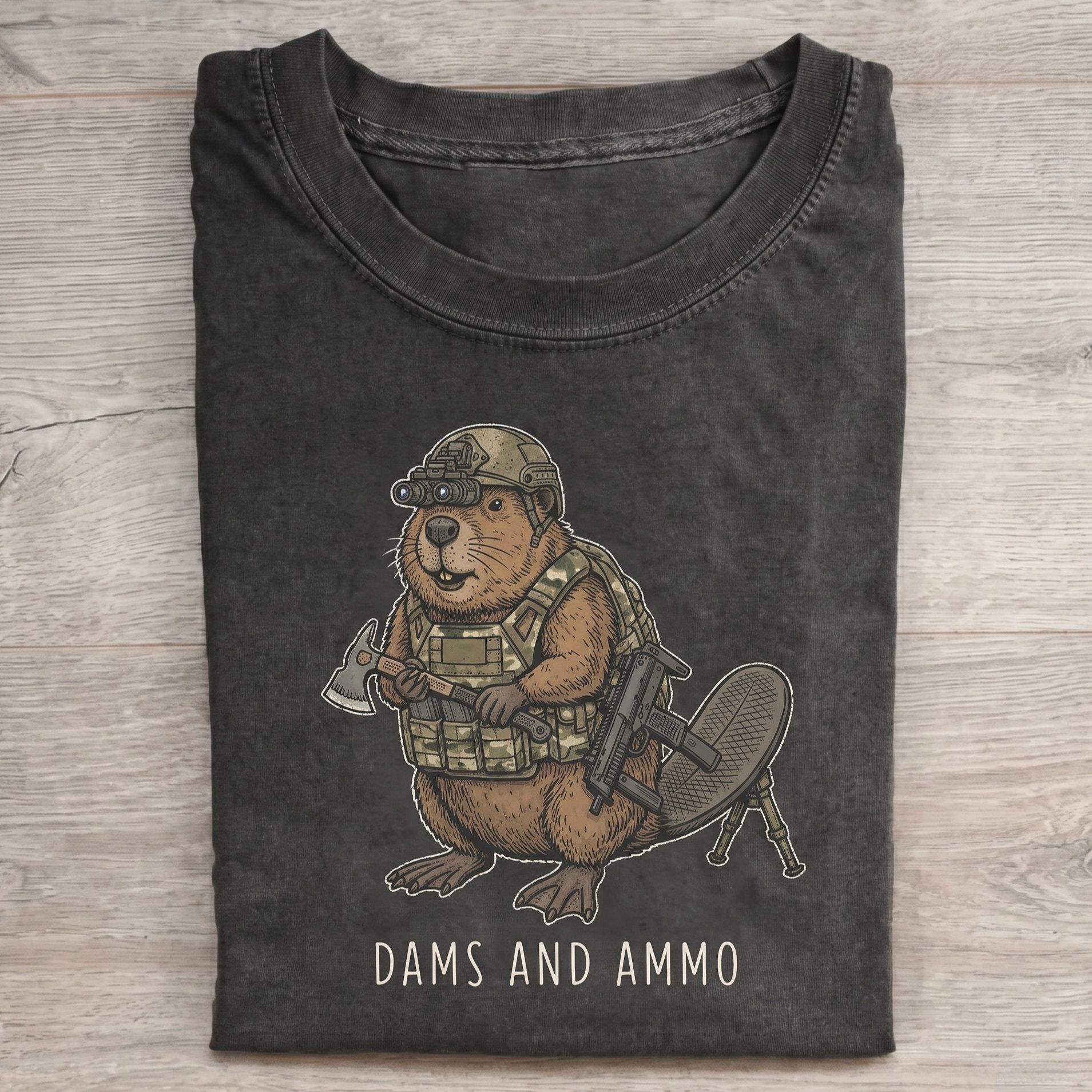 Dams and Ammo Vintage Comfort Colors Tee