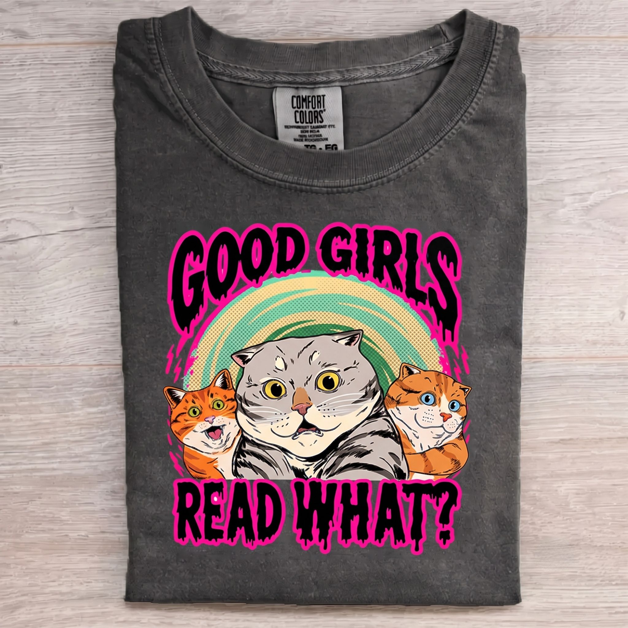 Good Girls Read What Unisex Washed T-shirt