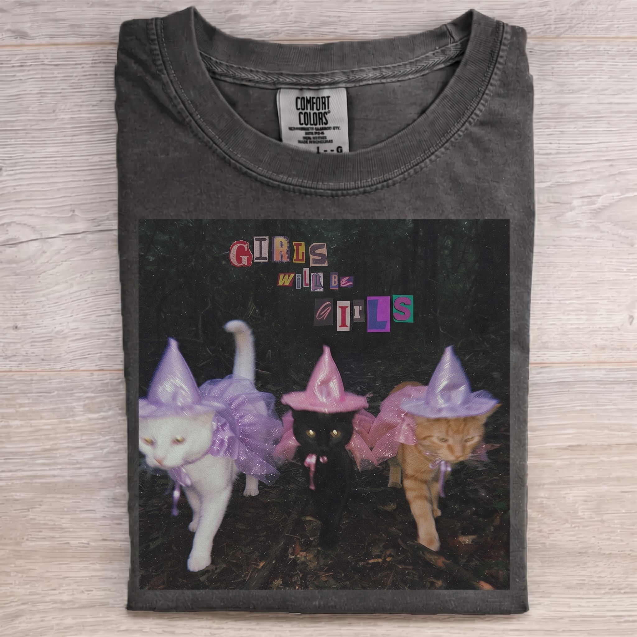 Halloween Witch Cats T-shirt