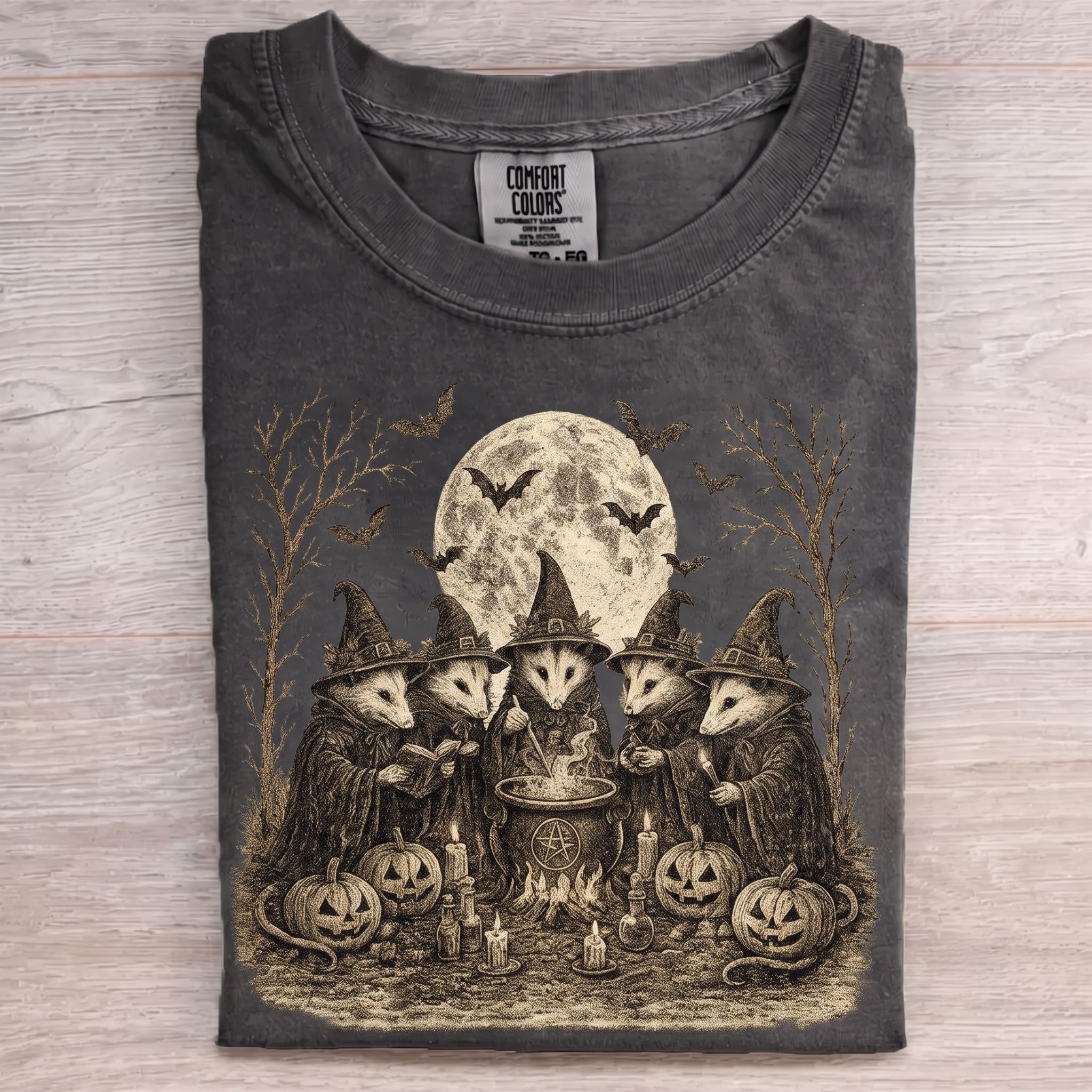 Vintage Witch Opossum T-shirt