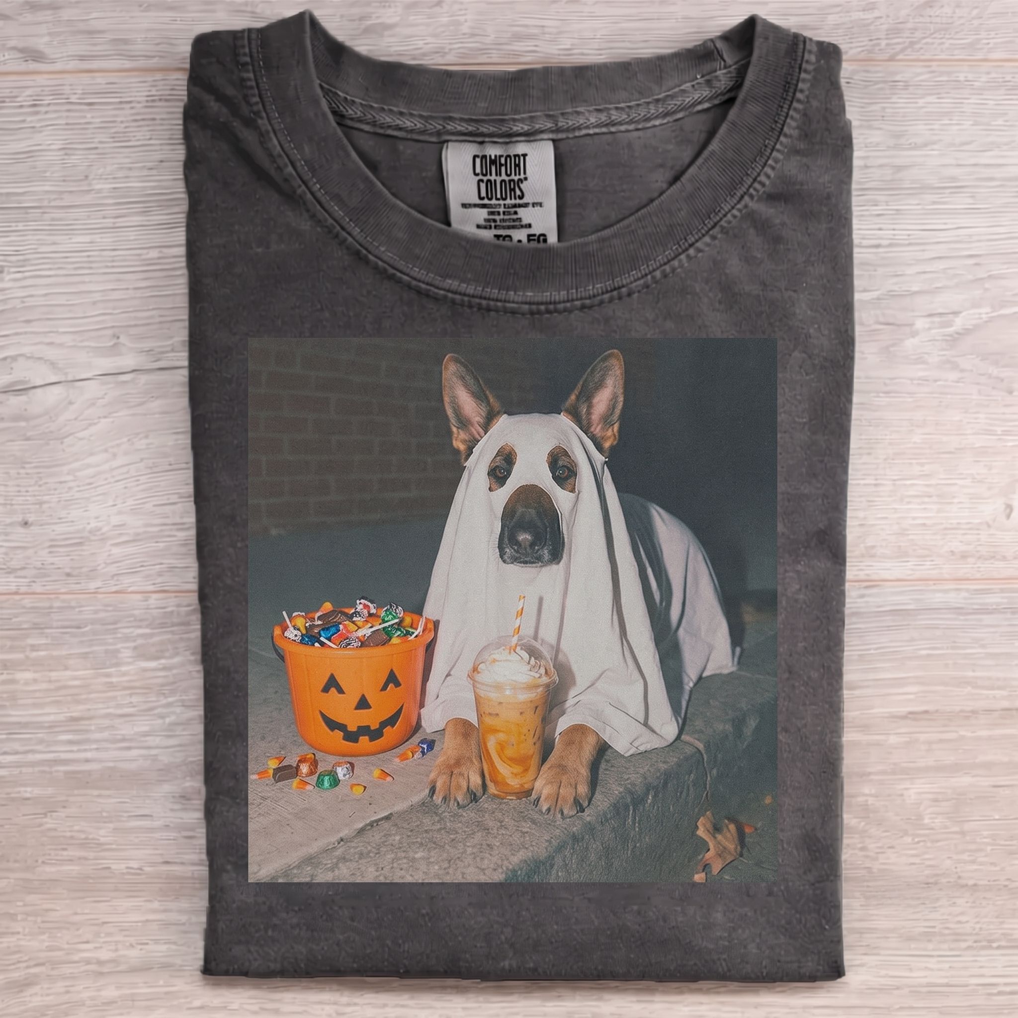 German Shepherd Dog Halloween T-shirt