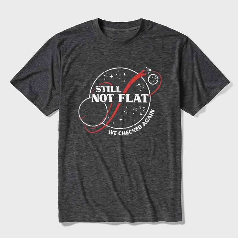 Still Not Flat Ultra Soft Heather Tee