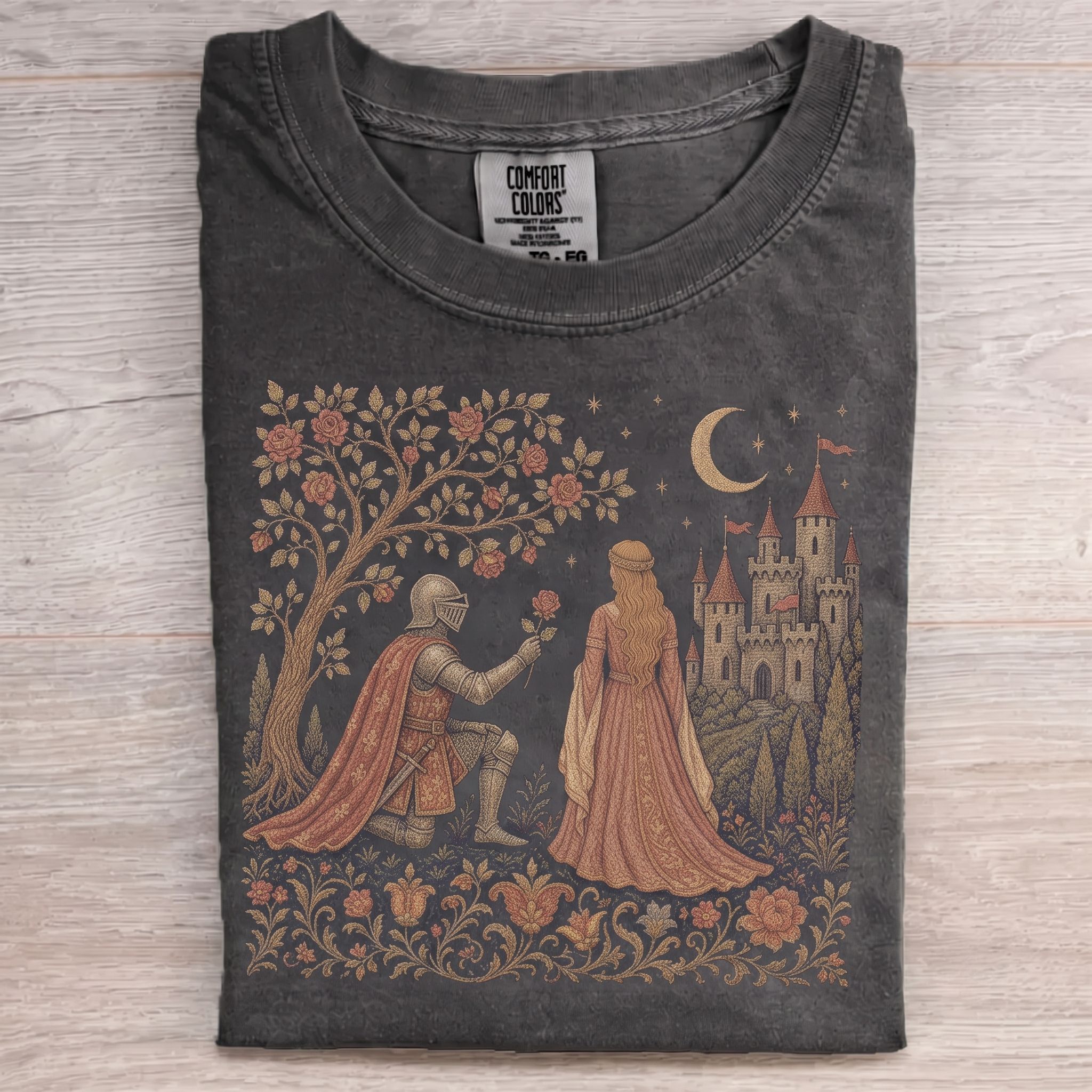 Dark Fantasy Knight Princess T-shirt
