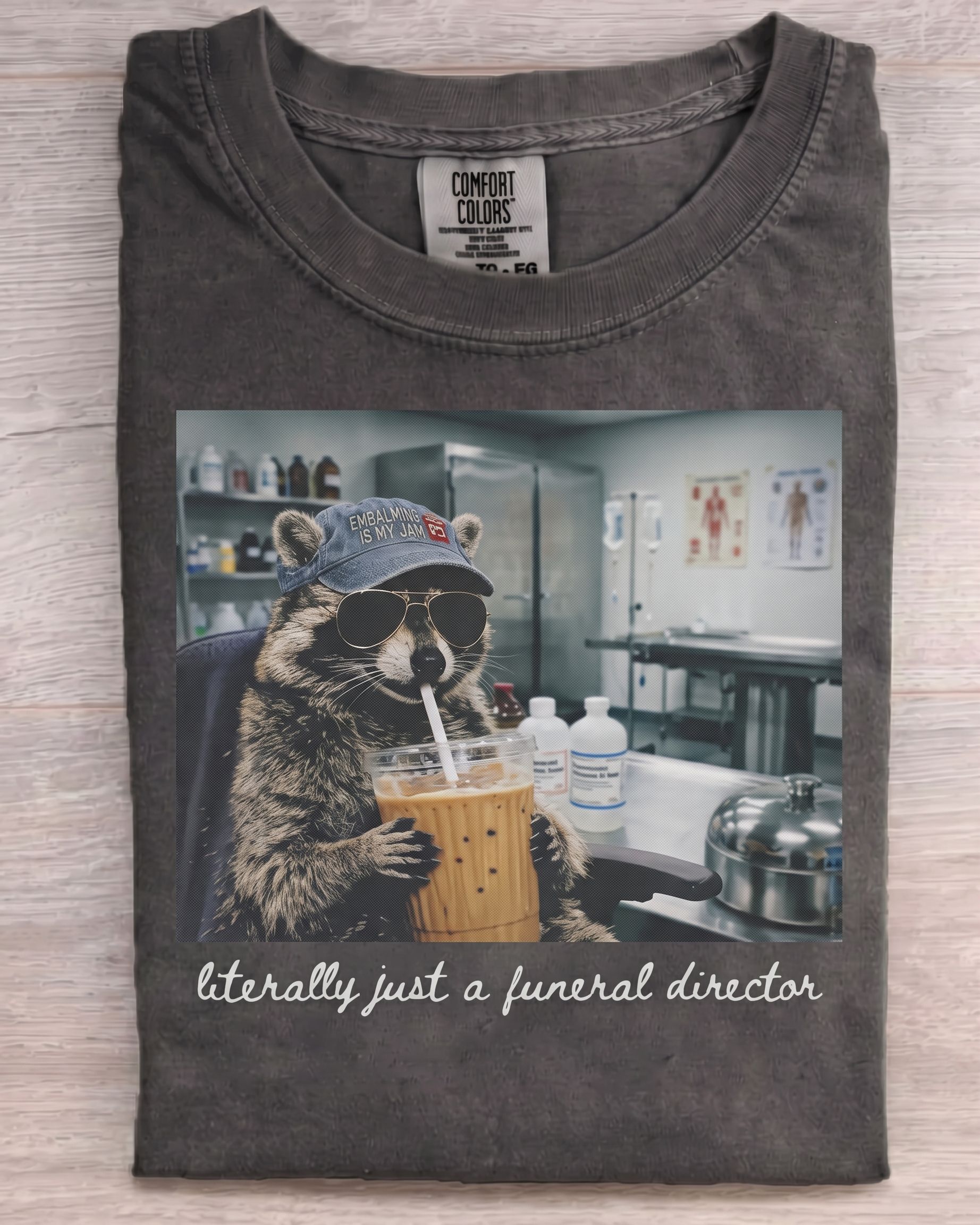 Raccoon Embalmer T-shirt
