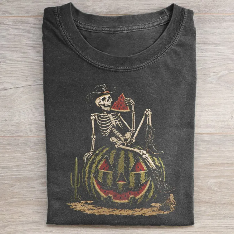 Western Gothic Cowgirl Summerween T-shirt