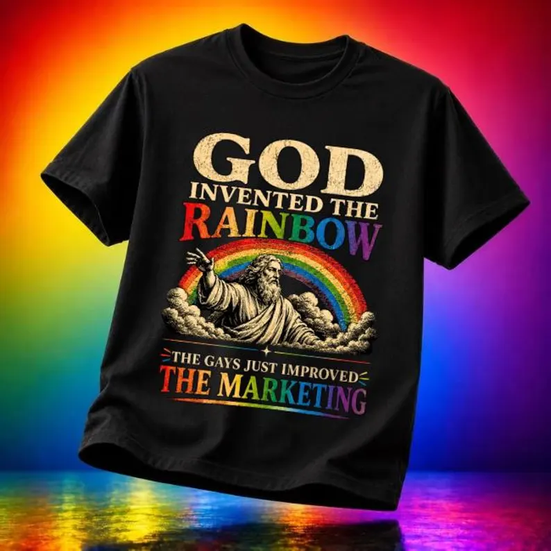 God Invented the Rainbow T-Shirt
