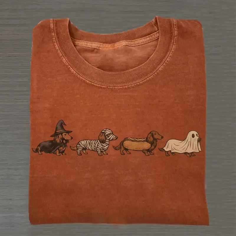 Halloween Wiener Dog T-shirt
