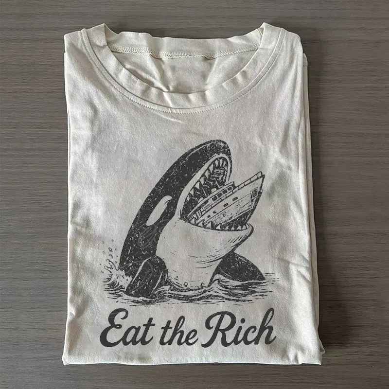 Eat The Rich Killer Whale T-shirt
