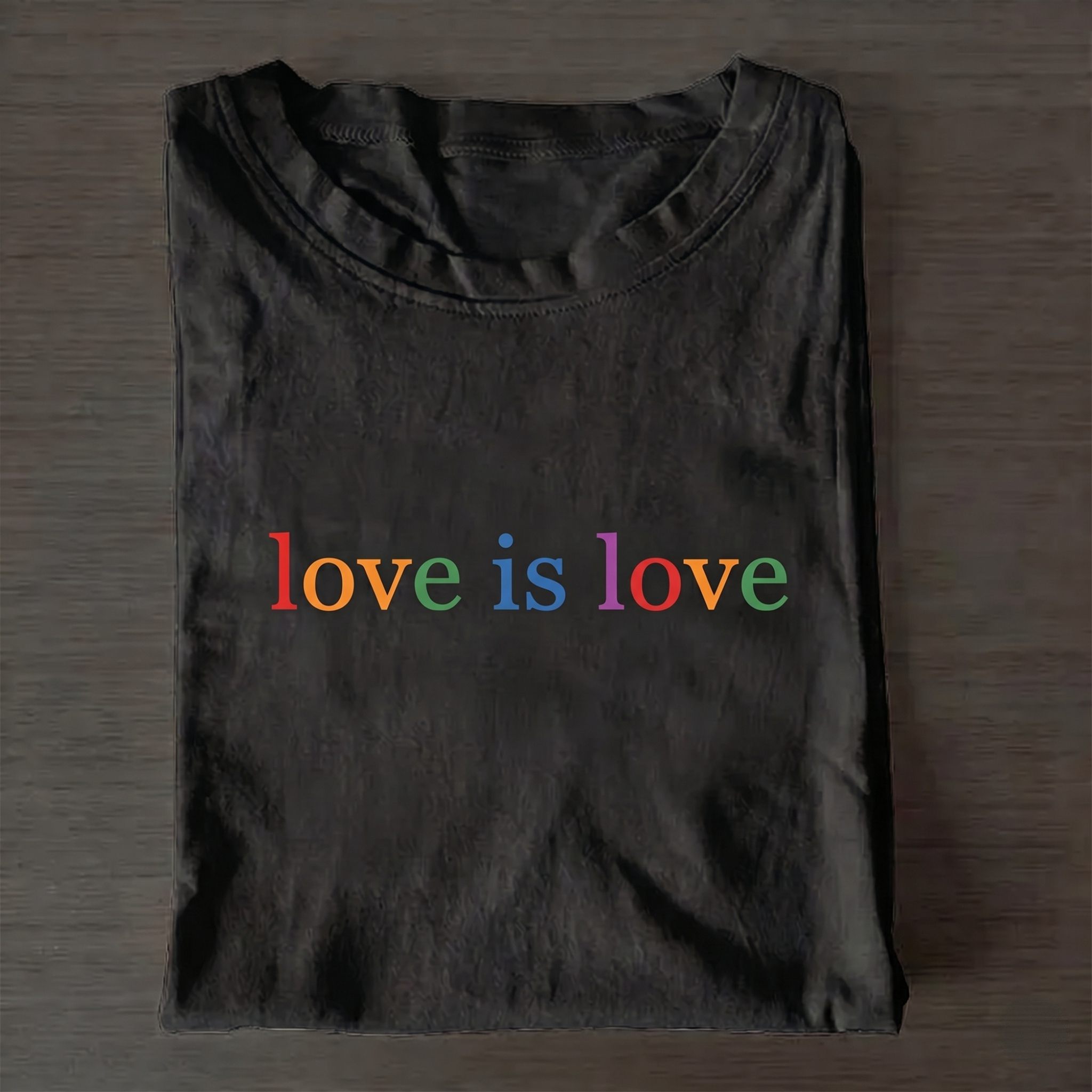 Love is Love Rainbow Letters T-Shirt
