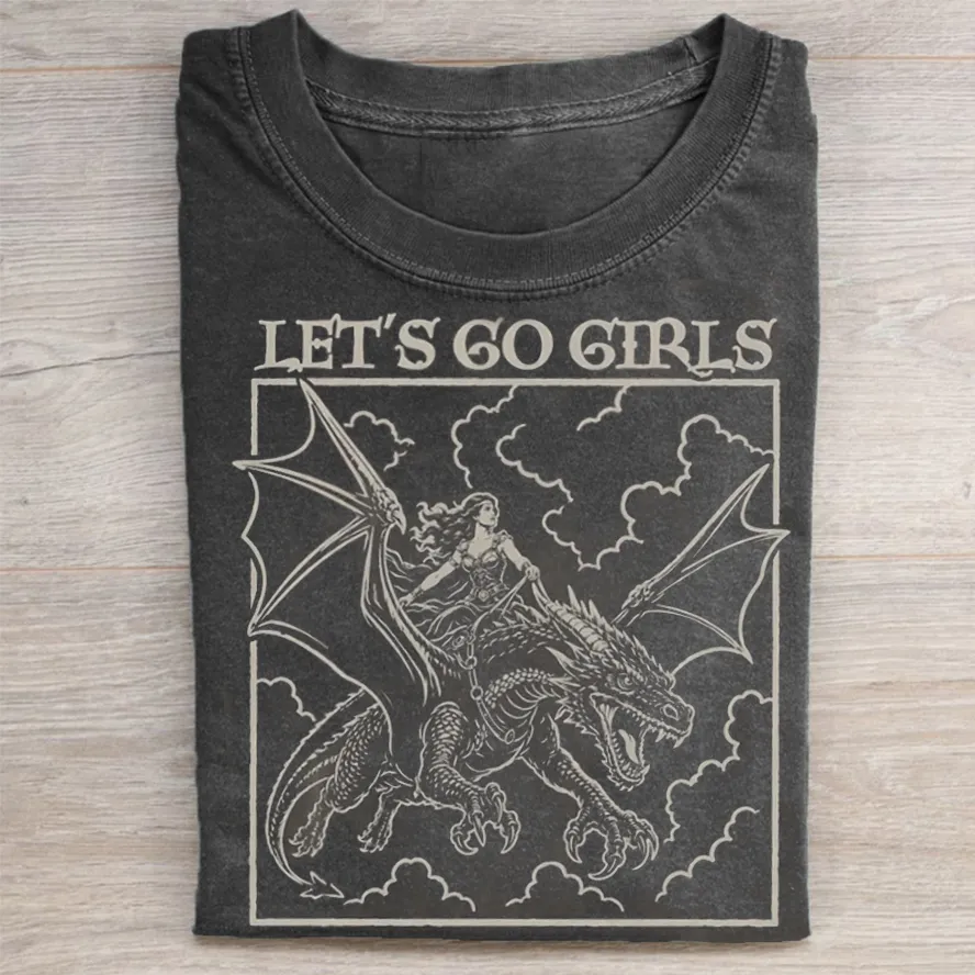 Retro Dragon Rider T-shirt