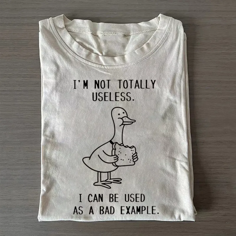 Funny Bad Example Duck T-shirt