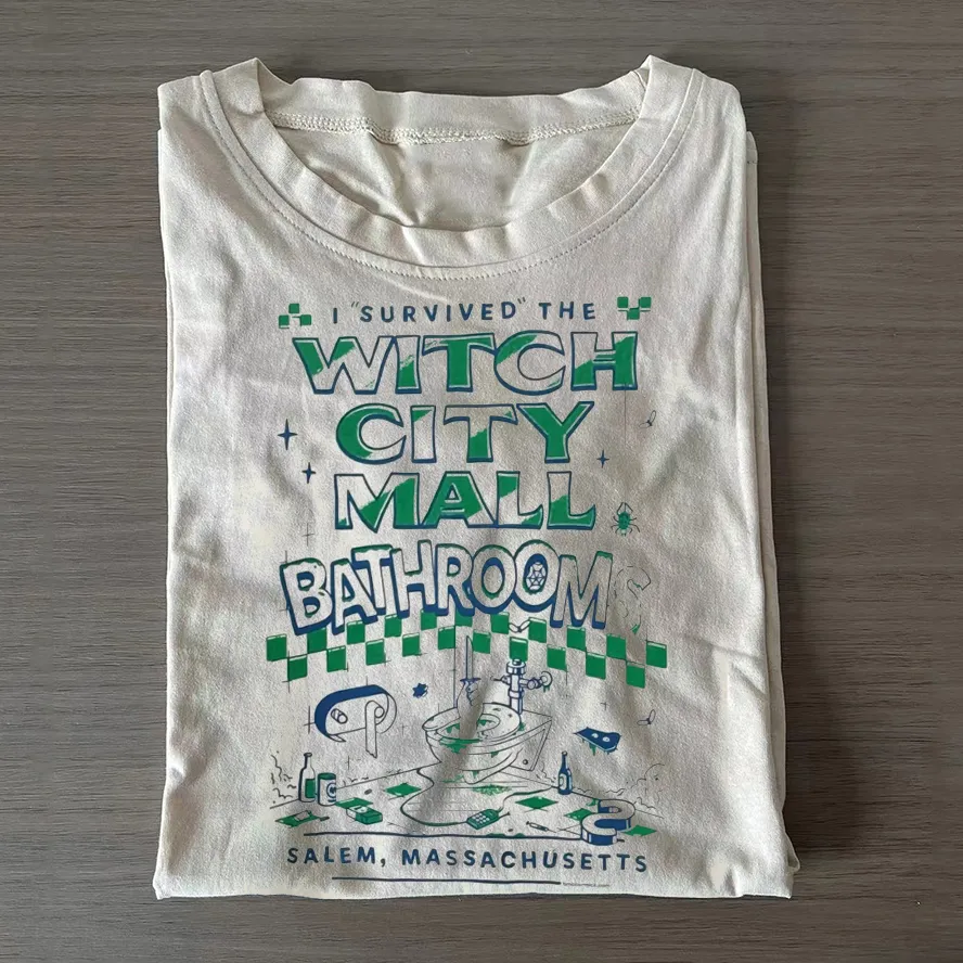 I Survived The Witch City Mall Bathrooms Relaxed Fix T-shirt