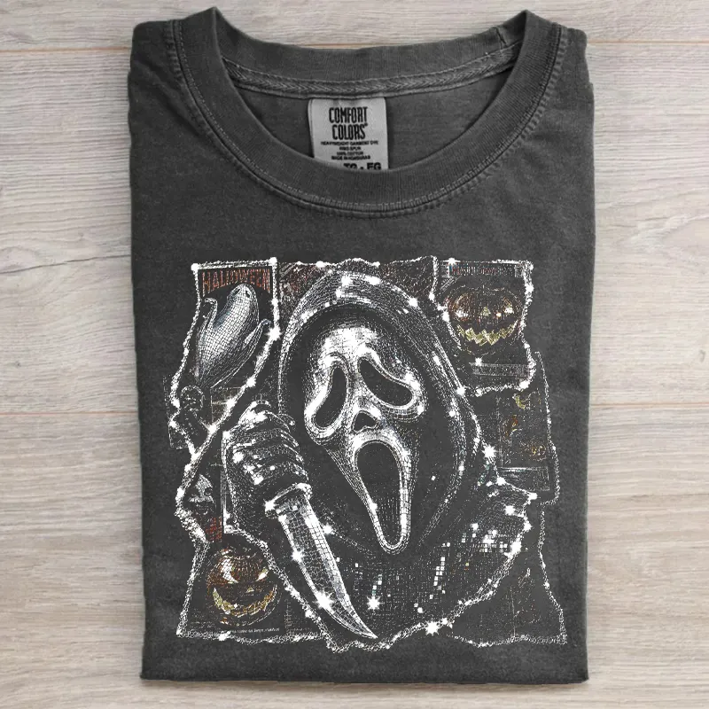 Disco Horror Ghost Face T-shirt