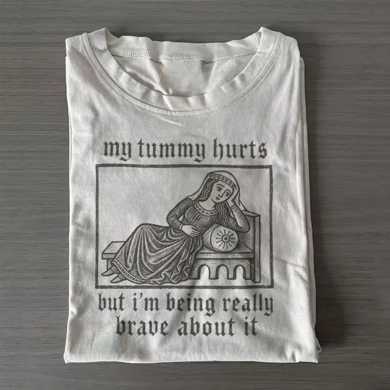 My Tummy Hurts Medieval Funny T-shirt