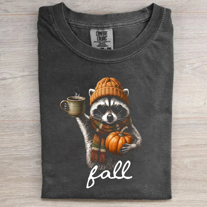 Fall Raccoon T-shirt