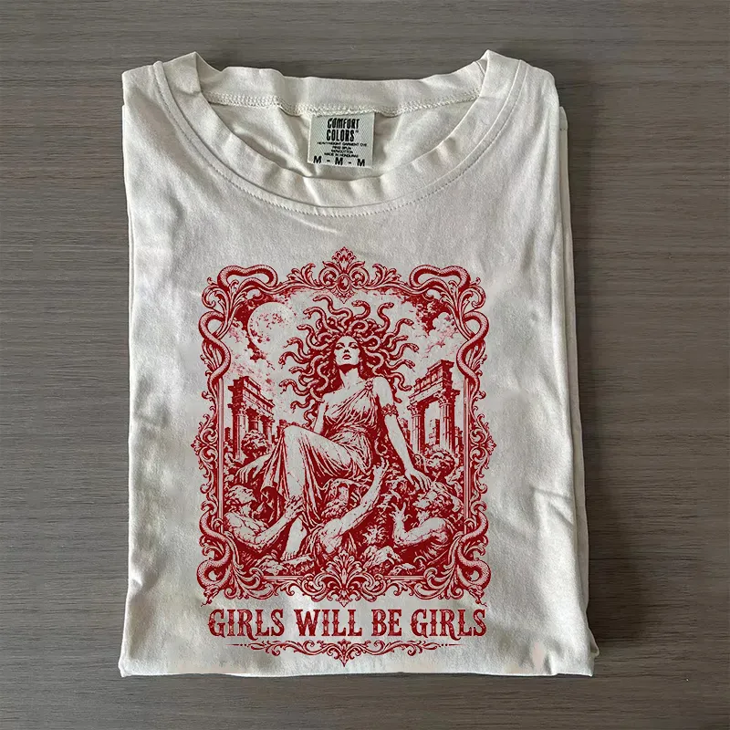 Vintage Girls Will Be Girls Medusa Shirt