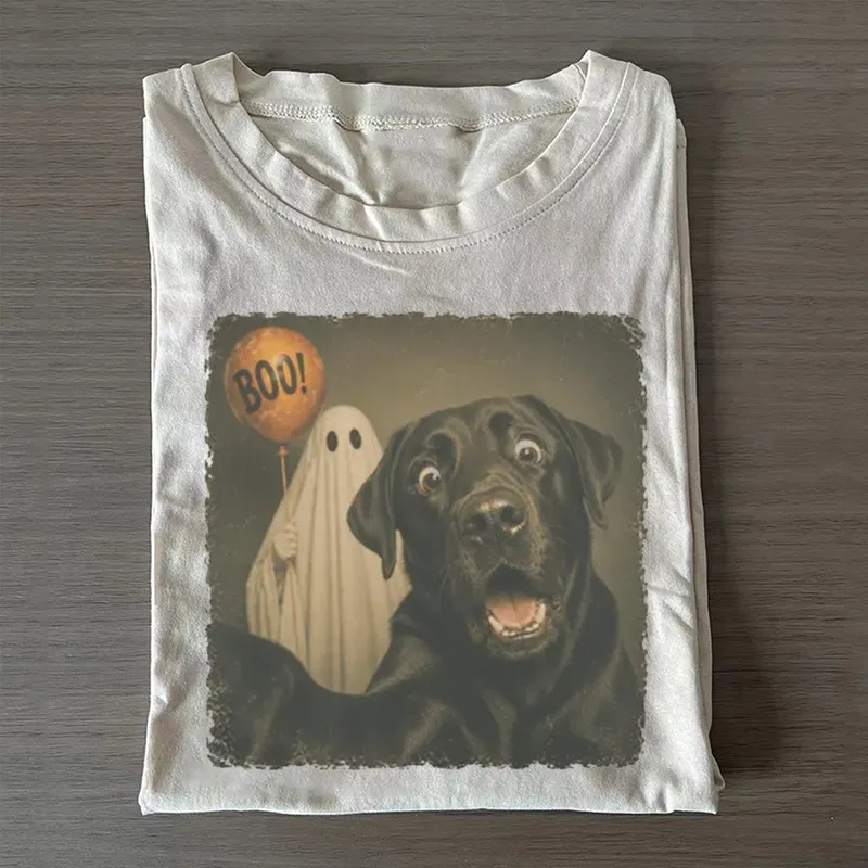 Black Labrador Halloween T-shirt
