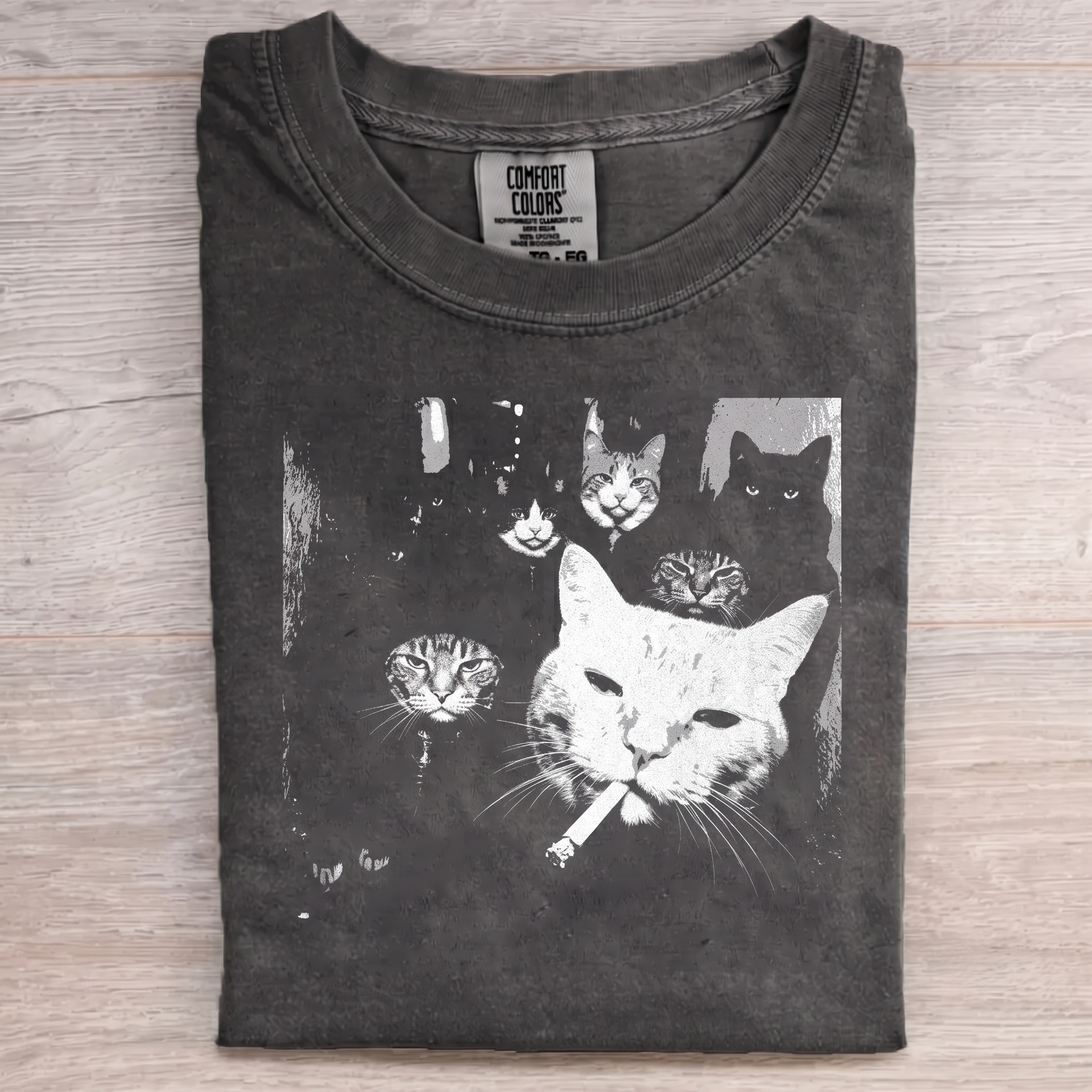 Funny Gangster Cat T-shirt