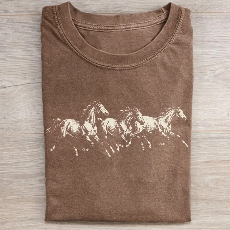 Wild Horses Running T-shirt