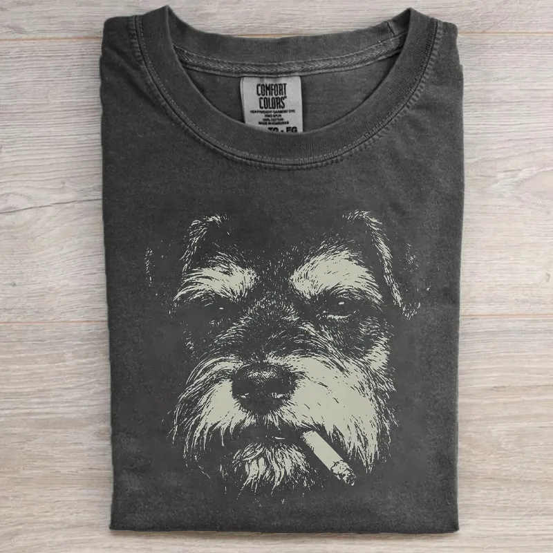 Schnauzer Smoking T-shirt
