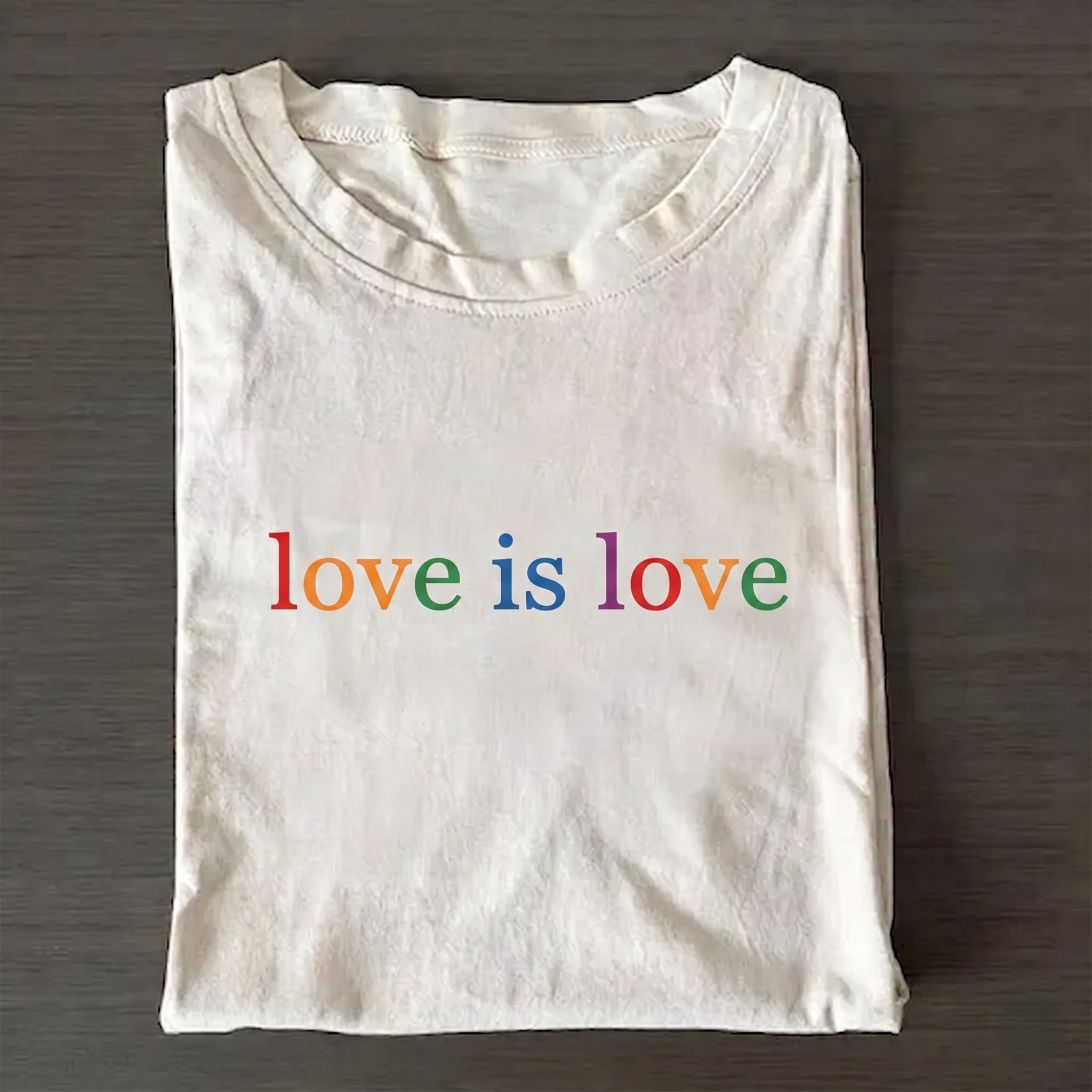 Love is Love Rainbow Letters T-Shirt